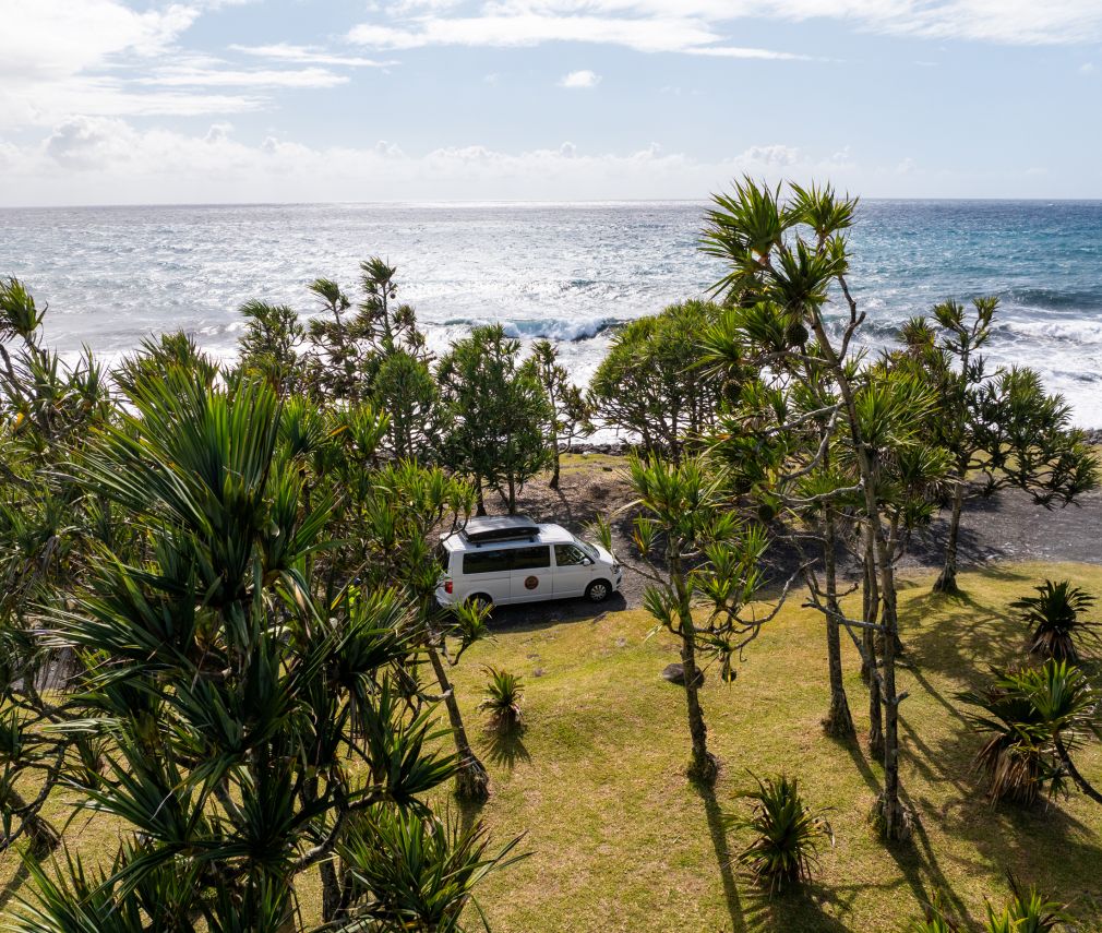 Bivouac en van aménagé à La Réunion