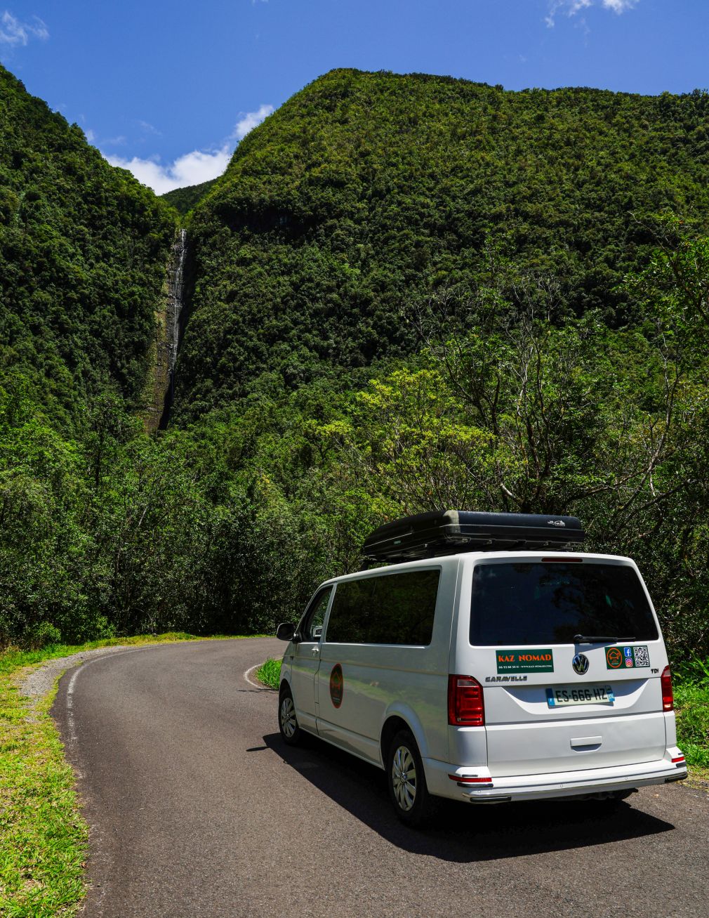 Road trip sur l'île de La Réunion en van aménagé