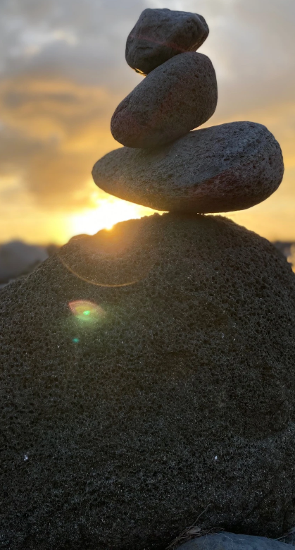 Coucher de soleil sur le Cap Méchant, île de la Réunion