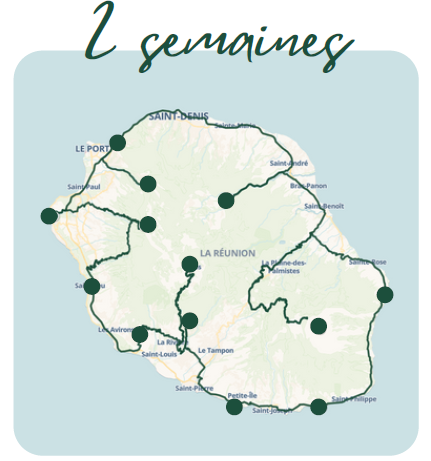 Itinéraire pour road trip en van aménagé : deux semaines à La Réunion